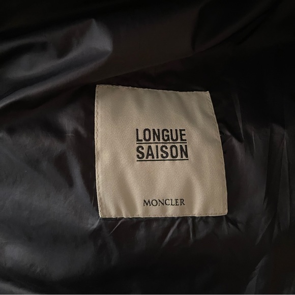 Moncler Navy Down Berlin Coat 2=M - Picture 6 of 10